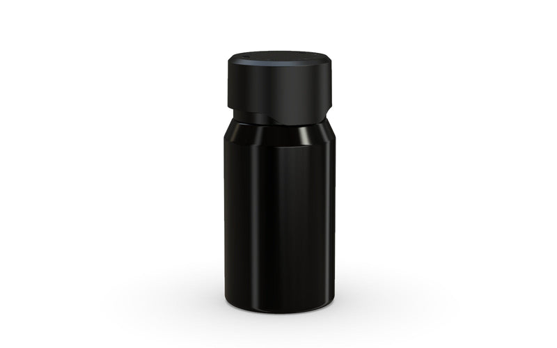 Chubby Gorilla Aviator Shot Bottle 60ml Mini - Black bottle & Black Cap - Copackr.com