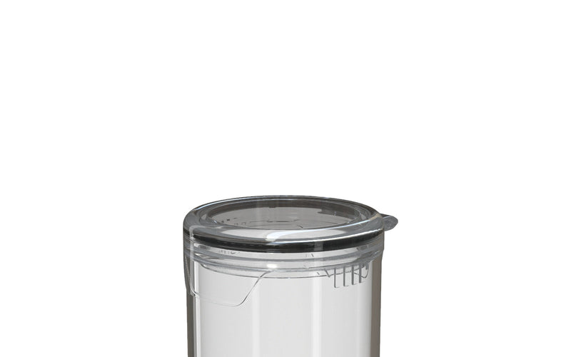 Chubby Gorilla Aviator CR - Popcap Tube 98mm - Translucent With Clear Lid - Copackr.com