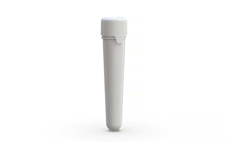 Aviator CR - Tube 100MM with Inner Seal & Tamper - Opaque White with Opaque White Lid - Copackr.com