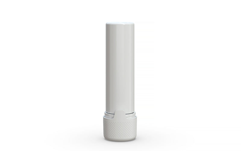 510 Cartridge Aviator CR Container Flat Top - Opaque White With Opaque White Lid - Copackr.com