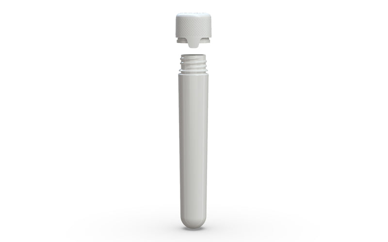Aviator CR - Tube 120MM with Inner Seal & Tamper - Opaque White with Opaque White Lid - Copackr.com