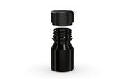 Chubby Gorilla Aviator Shot Bottle 30ml - Black bottle & Black Cap - Copackr.com