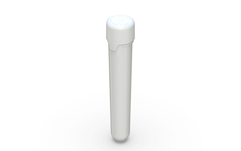 Aviator CR - Tube 120MM with Inner Seal & Tamper - Opaque White with Opaque White Lid - Copackr.com