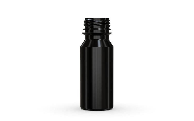 Chubby Gorilla Aviator Shot Bottle 60ml - Black bottle & Black Cap - Copackr.com