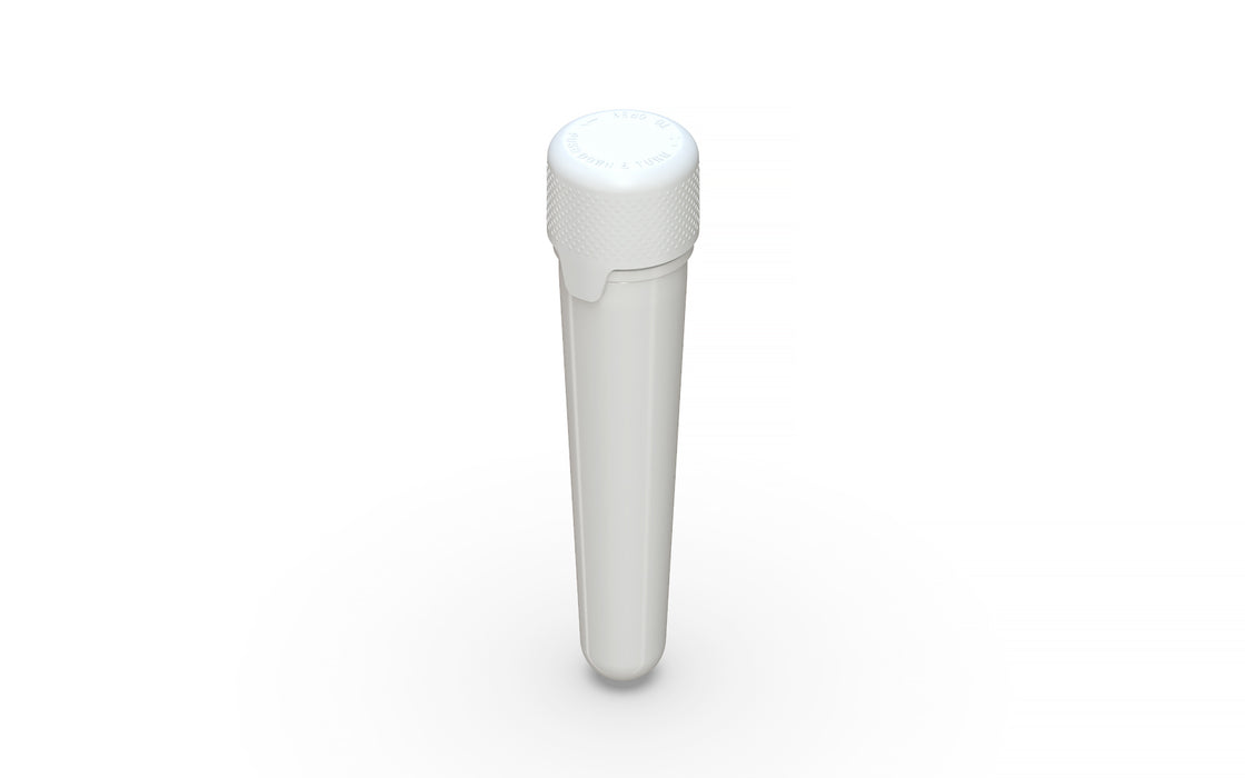 Aviator CR - Tube 100MM with Inner Seal & Tamper - Opaque White with Opaque White Lid