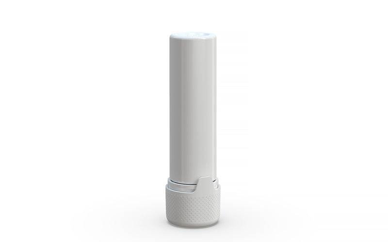 510 Cartridge Aviator CR Container Flat Top - Opaque White With Opaque White Lid - Copackr.com