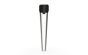 Aviator CR - Tube 113MM with Inner Seal & Tamper - Clear Natural Transparent with Opaque Black Lid - Copackr.com