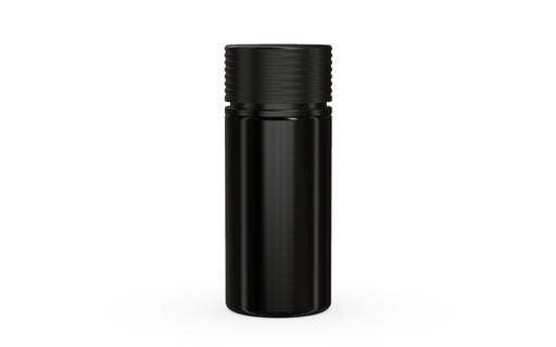 Chubby Gorilla Spiral CR 100ML unicorn bottle, opaque black bottle with opaque black child-resistant cap