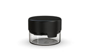 30CC/1FL.OZ/30ML Aviator CR - Container With Inner Seal & Tamper - Clear Natural With Opaque Black Lid - Copackr.com