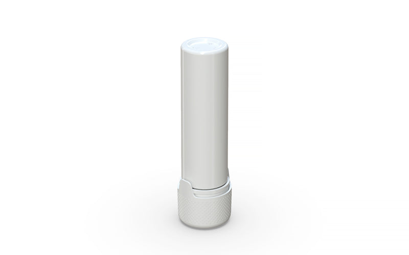 510 Cartridge Aviator CR Container Flat Top - Opaque White With Opaque White Lid - Copackr.com