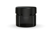 300CC/10FL.OZ/300ML Aviator CR - XL Container With Inner Seal & Tamper - Translucent Black With Opaque Black Lid - Copackr.com