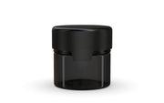 60CC/2FL.OZ/60ML Aviator CR - Container With Inner Seal & Tamper - Translucent Black With Opaque Black Lid - Copackr.com