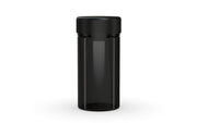 180CC/6FL.OZ/180ML Aviator CR - Container With Inner Seal & Tamper - Translucent Black With Opaque Black Lid - Copackr.com