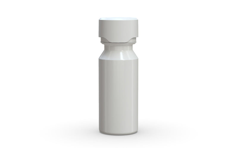 Chubby Gorilla Aviator Shot Bottle 60ml - White bottle & White Cap - Copackr.com