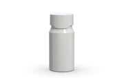 Chubby Gorilla Aviator Shot Bottle 60ml Mini - White bottle & White Cap - Copackr.com