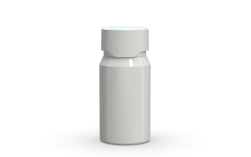 Chubby Gorilla Aviator Shot Bottle 60ml Mini - White bottle & White Cap - Copackr.com