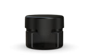 220CC/7.5FL.OZ/220ML Aviator CR - XL Container With Inner Seal & Tamper - Translucent Black With Opaque Black Lid - Copackr.com
