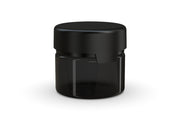 300CC/10FL.OZ/300ML Aviator CR - XL Container With Inner Seal & Tamper - Translucent Black With Opaque Black Lid - Copackr.com