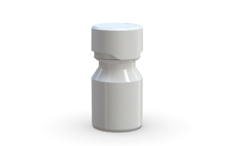Chubby Gorilla Aviator Shot Bottle 30ml - White bottle & White Cap - Copackr.com