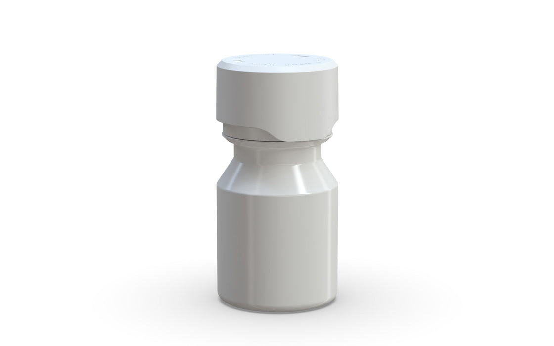 Chubby Gorilla Aviator Shot Bottle 30ml - White bottle & White Cap