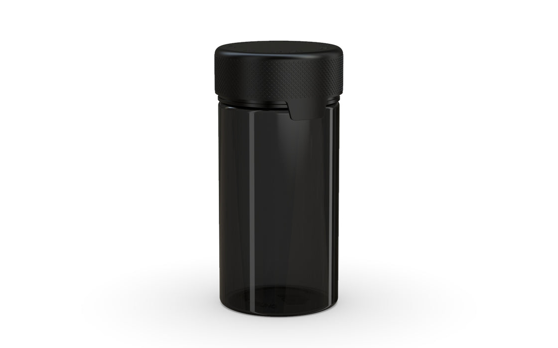 180CC/6FL.OZ/180ML Aviator CR - Container With Inner Seal & Tamper - Translucent Black With Opaque Black Lid