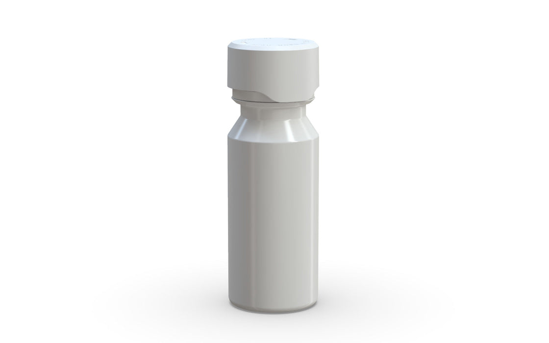 Chubby Gorilla Aviator Shot Bottle 60ml - White bottle & White Cap