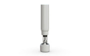 510 Cartridge Aviator CR Container Flat Top - Opaque White With Opaque White Lid - Copackr.com