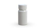 Chubby Gorilla Aviator Shot Bottle 60ml Mini - White bottle & White Cap - Copackr.com