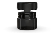 300CC/10FL.OZ/300ML Aviator CR - XL Container With Inner Seal & Tamper - Translucent Black With Opaque Black Lid - Copackr.com