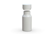 Chubby Gorilla Aviator Shot Bottle 60ml Mini - White bottle & White Cap - Copackr.com