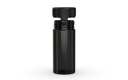 240CC/8FL.OZ/240ML Aviator CR - Container With Inner Seal & Tamper - Translucent Black With Opaque Black Lid - Copackr.com