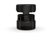 220CC/7.5FL.OZ/220ML Aviator CR - XL Container With Inner Seal & Tamper - Translucent Black With Opaque Black Lid - Copackr.com