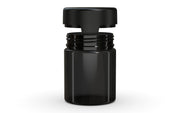 550CC/18.5FL.OZ/550ML Aviator CR - XL Container With Inner Seal & Tamper - Translucent Black With Opaque Black Lid - Copackr.com