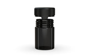 120CC/4FL.OZ/120ML Aviator CR - Container With Inner Seal & Tamper - Translucent Black With Opaque Black Lid - Copackr.com