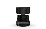 30CC/1FL.OZ/30ML Aviator CR - Container With Inner Seal & Tamper - Translucent Black With Opaque Black Lid - Copackr.com