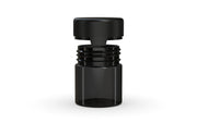 90CC/3FL.OZ/90ML Aviator CR - Container With Inner Seal & Tamper - Translucent Black With Opaque Black Lid - Copackr.com