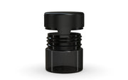 60CC/2FL.OZ/60ML Aviator CR - Container With Inner Seal & Tamper - Translucent Black With Opaque Black Lid - Copackr.com