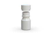 Chubby Gorilla Aviator Shot Bottle 30ml - White bottle & White Cap - Copackr.com