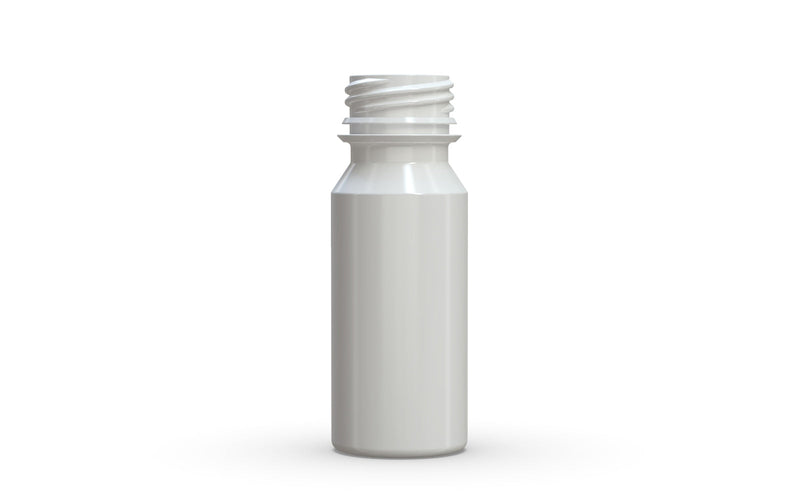 Chubby Gorilla Aviator Shot Bottle 60ml - White bottle & White Cap - Copackr.com