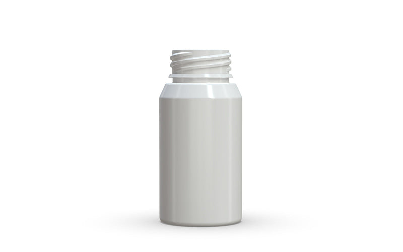 Chubby Gorilla Aviator Shot Bottle 60ml Mini - White bottle & White Cap - Copackr.com