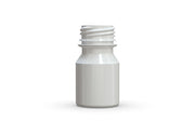 Chubby Gorilla Aviator Shot Bottle 30ml - White bottle & White Cap - Copackr.com