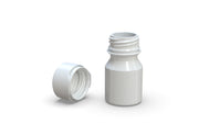 Chubby Gorilla Aviator Shot Bottle 30ml - White bottle & White Cap - Copackr.com