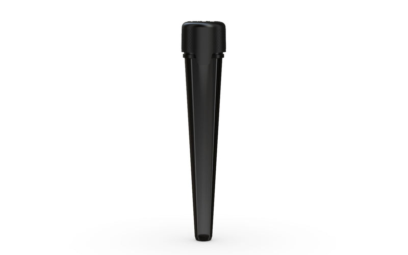 Aviator CR - Tube 113MM with Inner Seal & Tamper - Translucent Black with Opaque Black Lid - Copackr.com