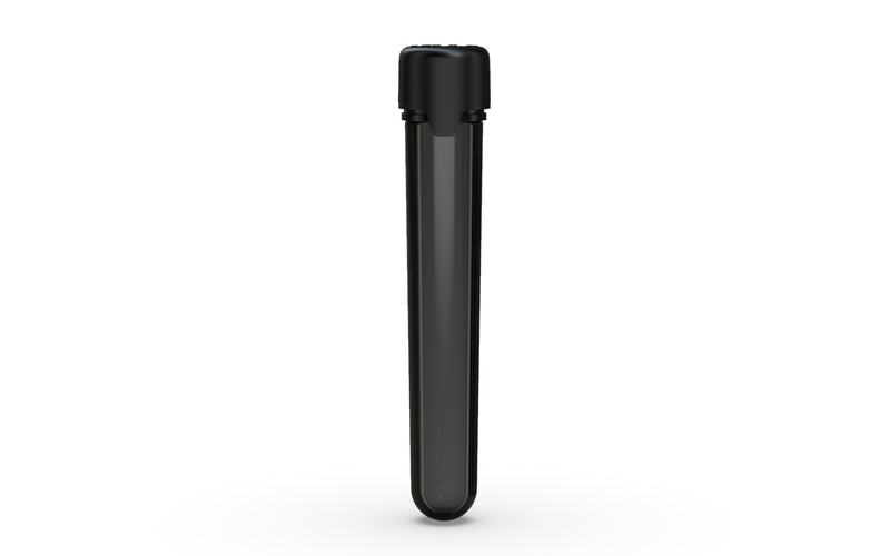Aviator CR - Tube 120MM with Inner Seal & Tamper - Translucent Black with Opaque Black Lid - Copackr.com