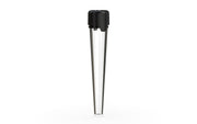 Aviator CR - Tube 113MM with Inner Seal & Tamper - Clear Natural Transparent with Opaque Black Lid - Copackr.com