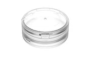 X2 Dual Compartment Pouch Container by Chubby Gorilla® - 40G - Clear Natural with Clear Natural Lid - Copackr.com