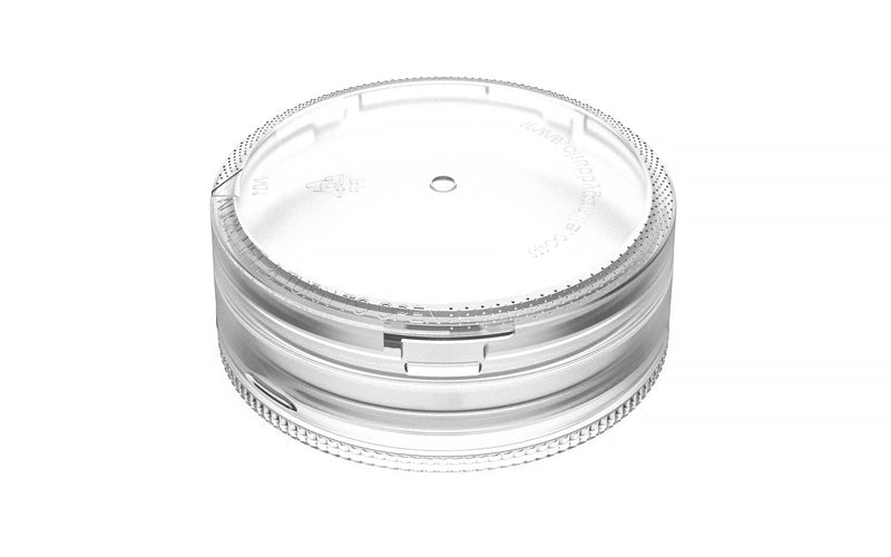 X2 Dual Compartment Pouch Container by Chubby Gorilla® - 40G - Clear Natural with Clear Natural Lid - Copackr.com