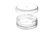 X2 Dual Compartment Pouch Container by Chubby Gorilla® - 40G - Clear Natural with Clear Natural Lid - Copackr.com