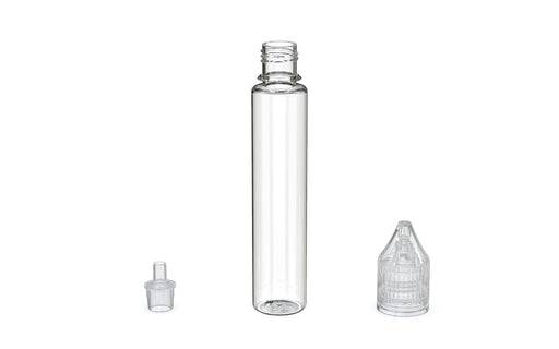 Chubby Gorilla - 30ML Unicorn Bottle - Clear Bottle / Clear Cap - V3 - With Reducer Tip - Copackr.com