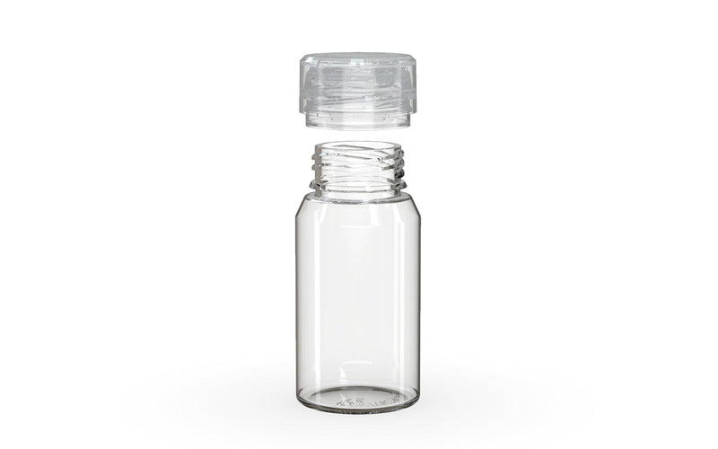 Chubby Gorilla Aviator Shot Bottle 60ml Mini - Clear bottle & Clear Cap - Copackr.com